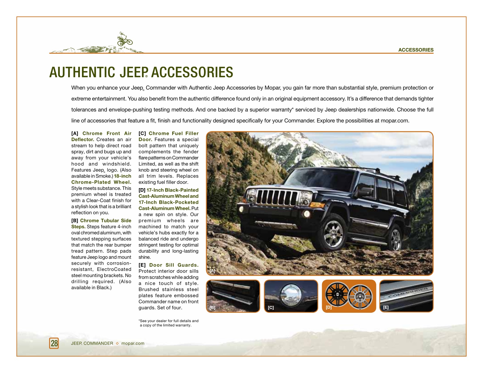 2008 Jeep Commander Brochure Page 11